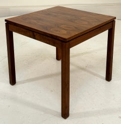 Square end or sofa table in Black Walnut