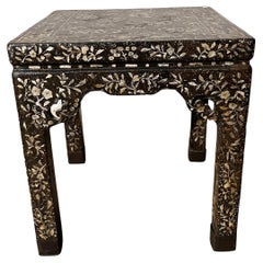 Square End Table Qing Dynasty end 18 Th century