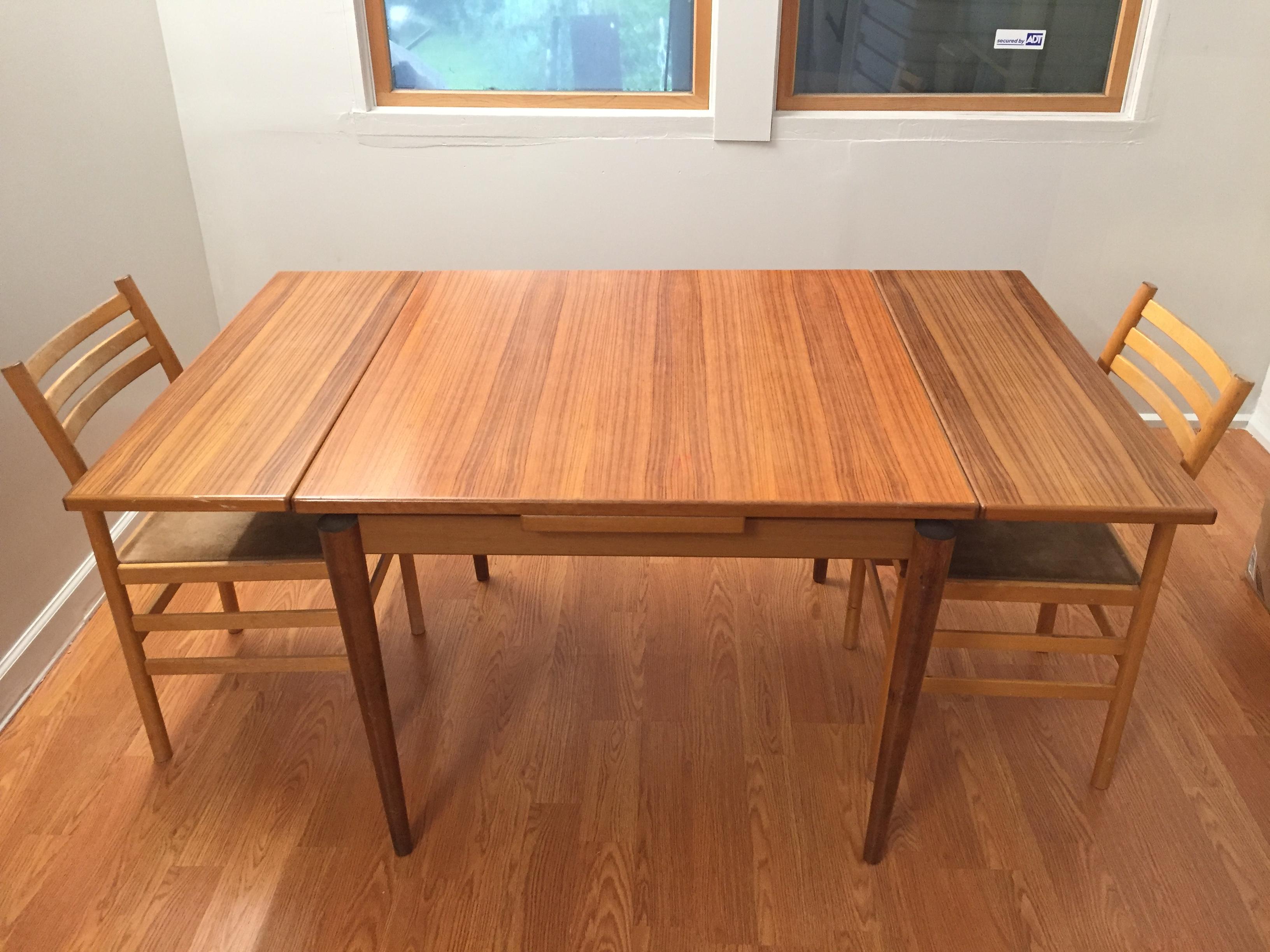 American Square Expandable Dining or Game Table For Sale