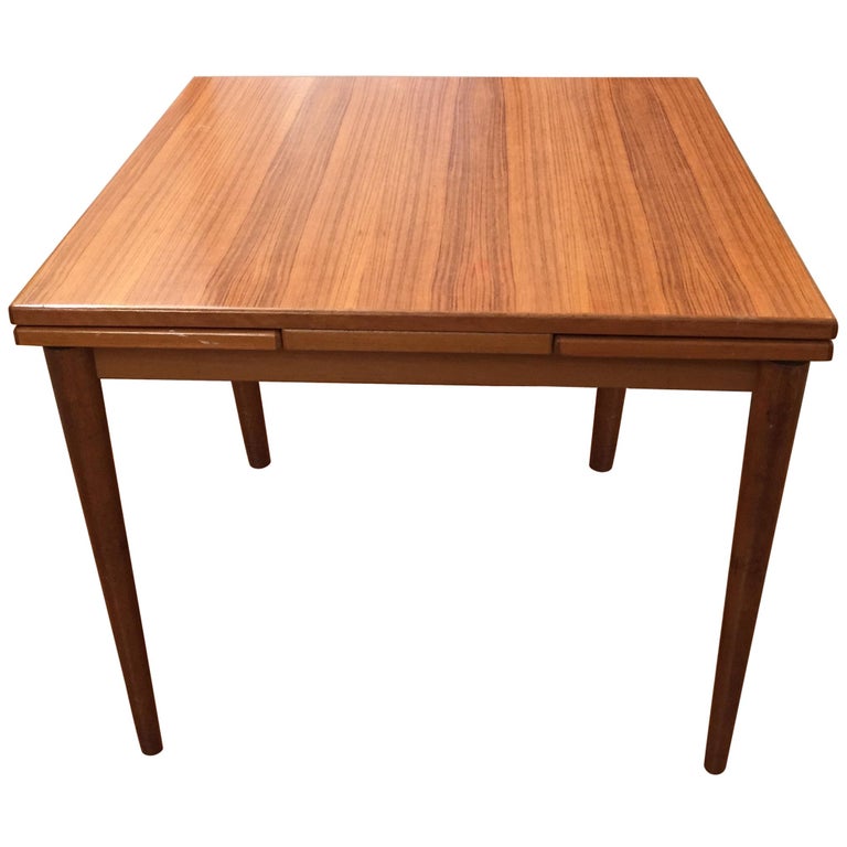 Square Expandable Dining or Game Table For Sale at 1stDibs expandable