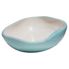 Square Faience Bowl, Keramos, 1950s
