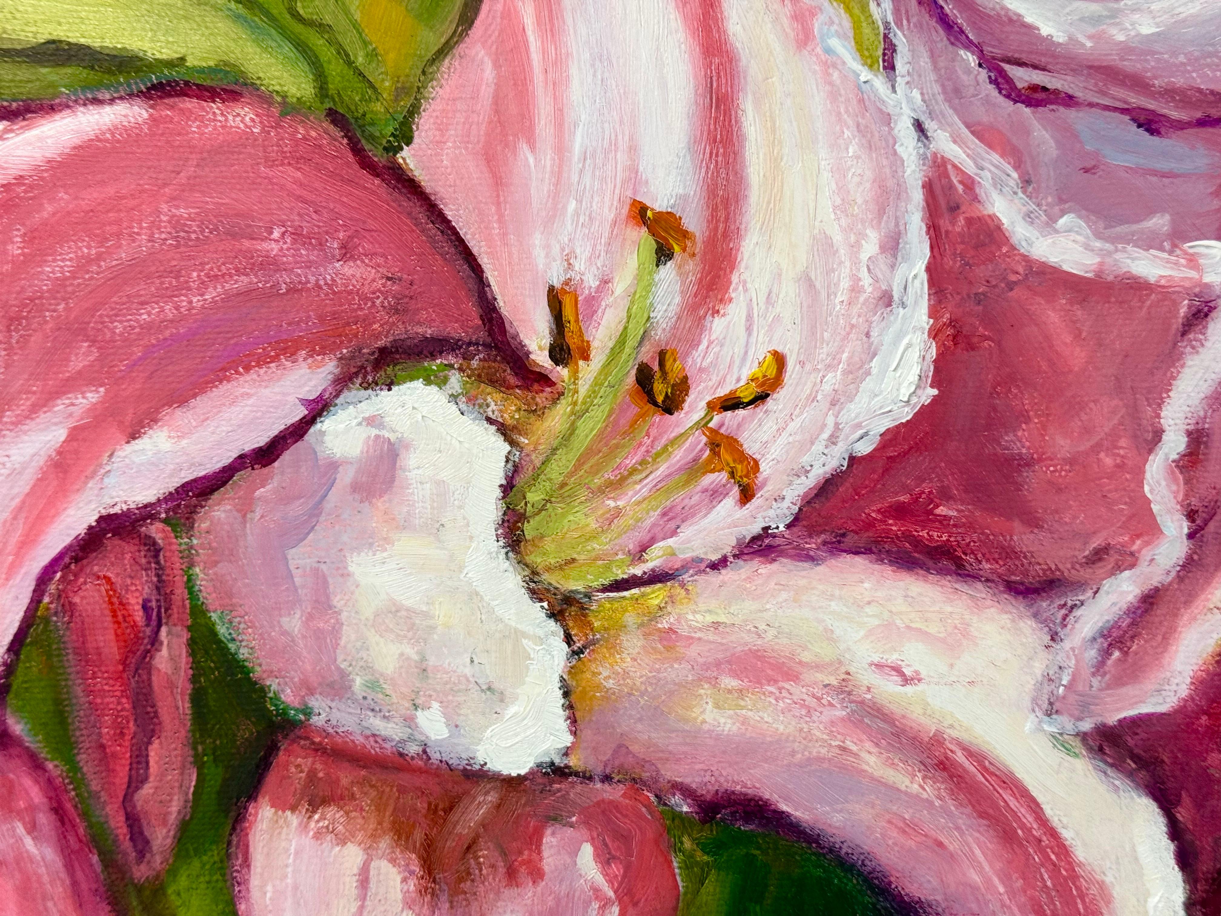 Square Floral Floral Painting For Sale 5