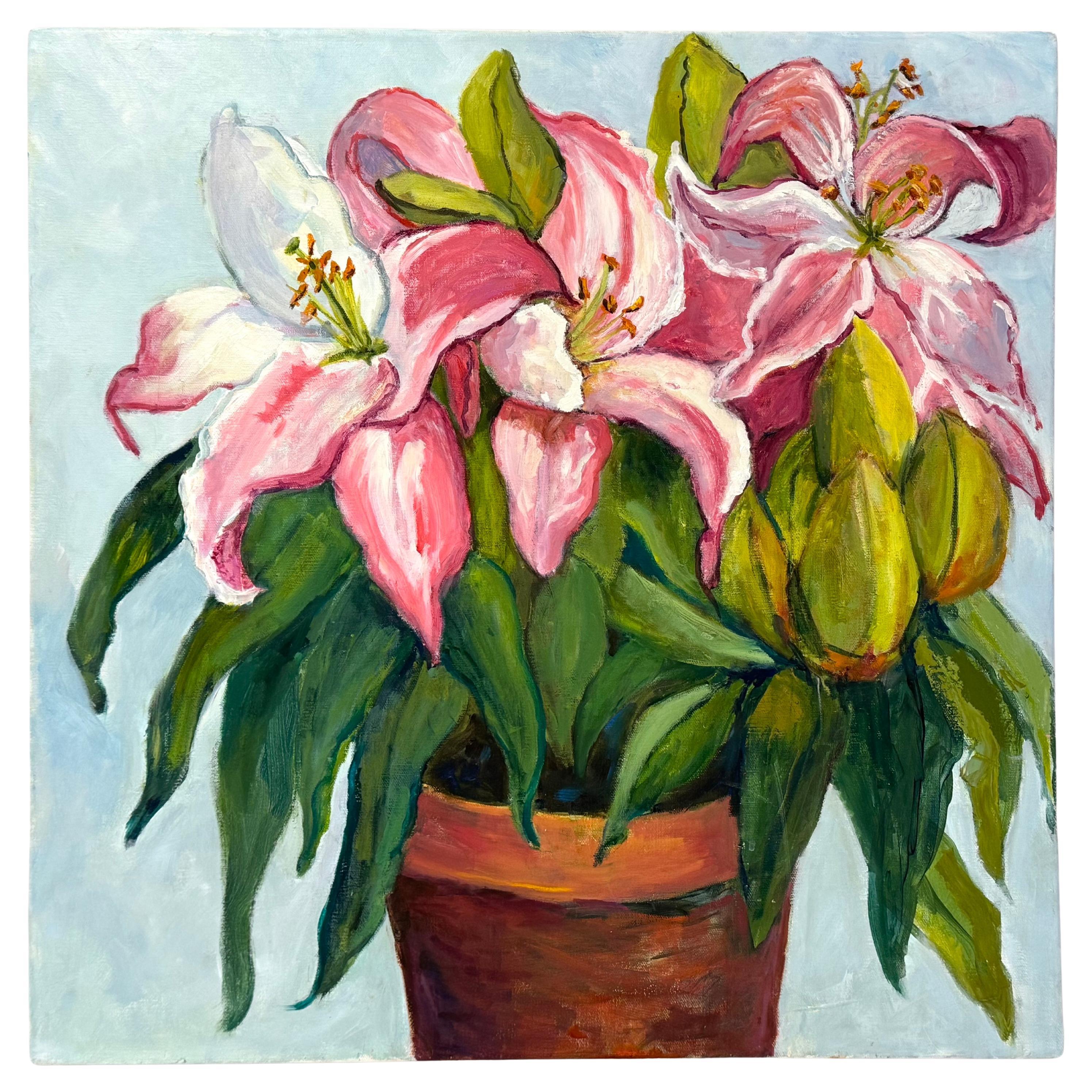 Square Floral Floral Painting