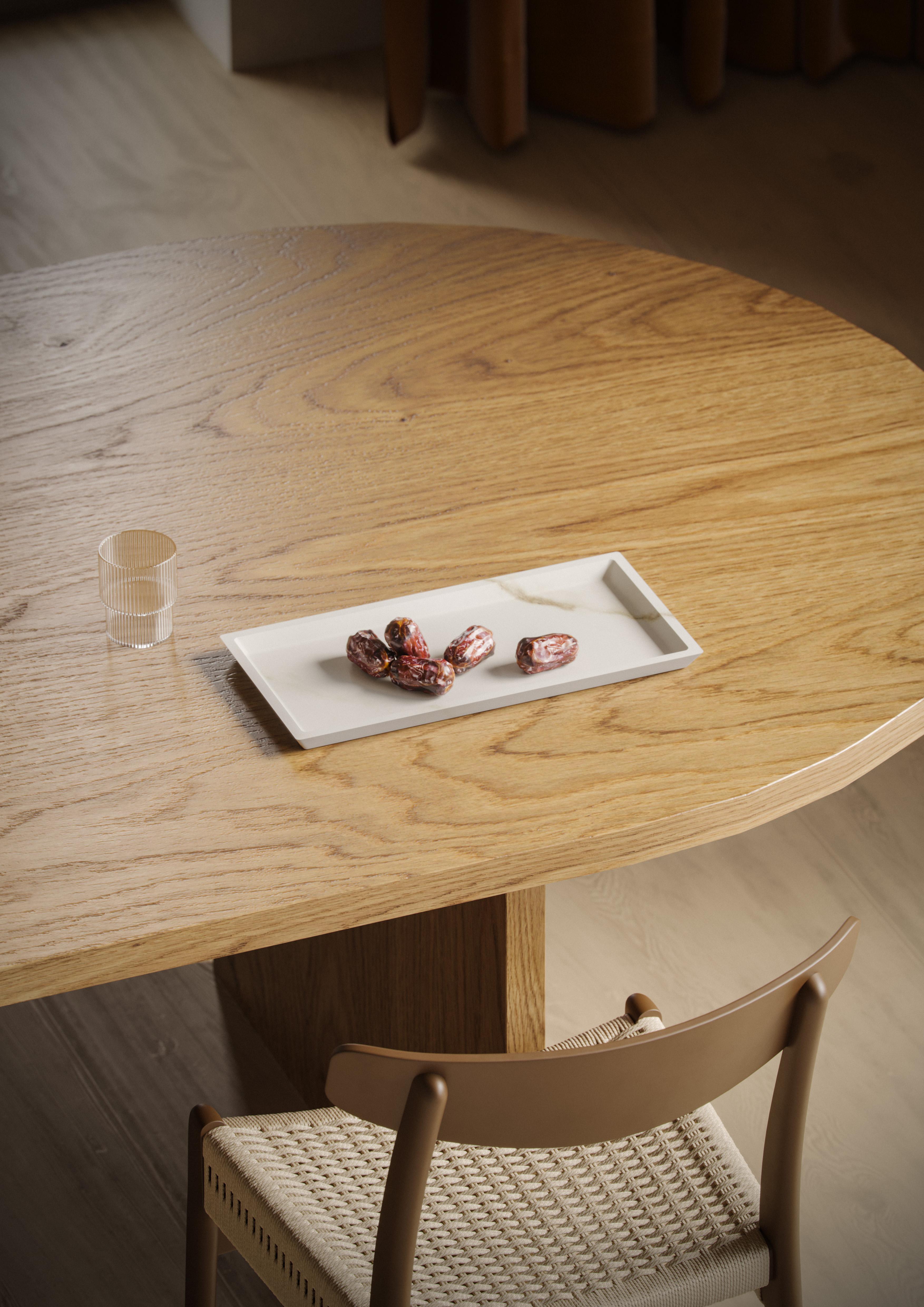Plato Fondo cuadrado de Studioformart Mármol en venta