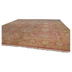 Quadratisches Format Contemporary Handwoven Ziegler Carpet