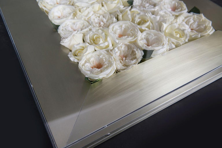 Square Frame With Roses Square Frame Mix Roses with Theca Set Arrangement, Flowers, Italy For ...
