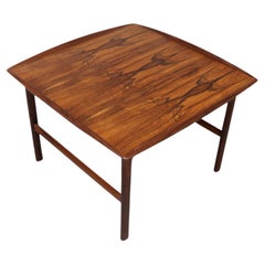 Square "Frisco" Coffee Table in Rosewood by Folke Ohlsson