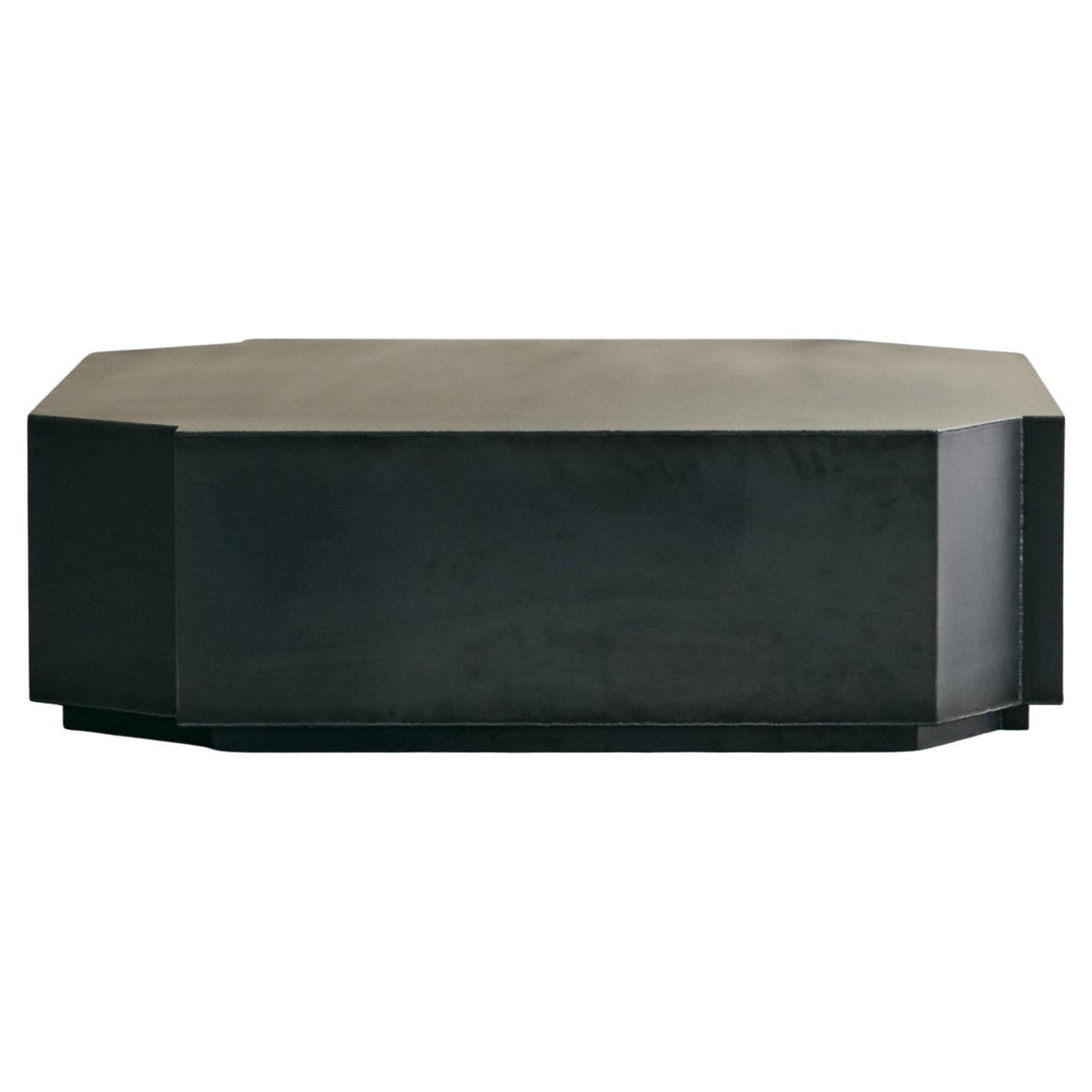 Mesa de centro cuadrada Funki Lounge de hierro bruto