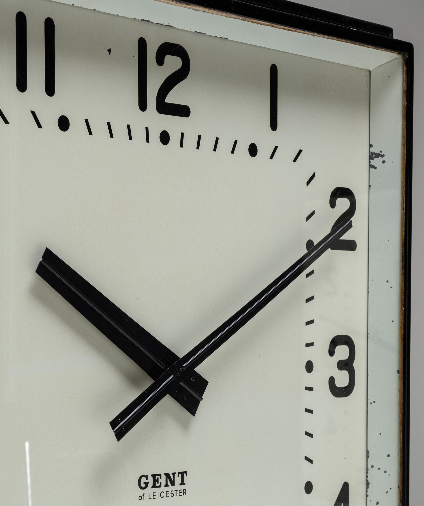 oversized square wall clock