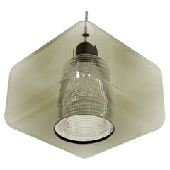 Square Glass Pendan by Carl Fagerlund for Orrefors Glassworks
