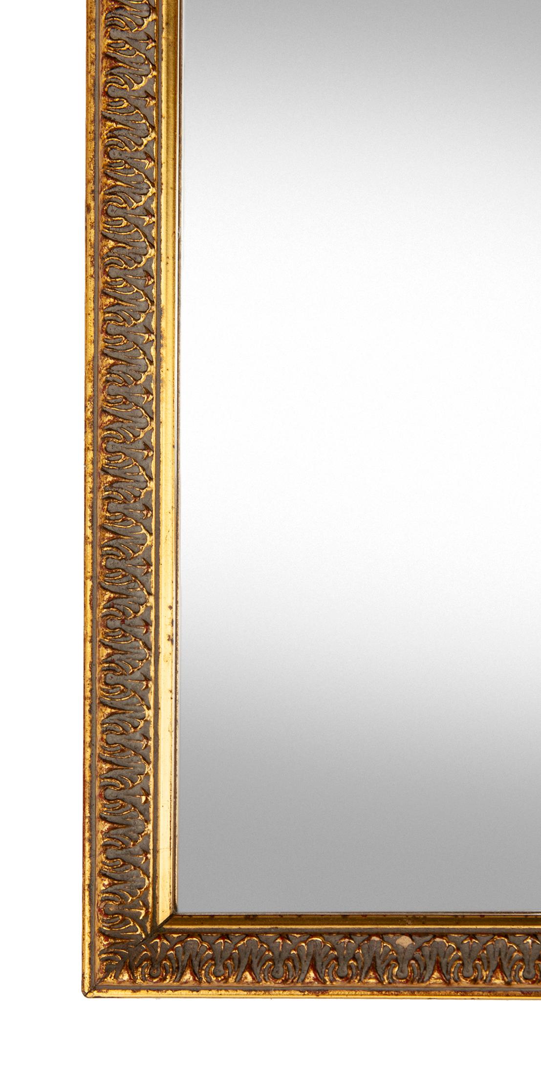 Square Gold Wall Mirror For Sale 3