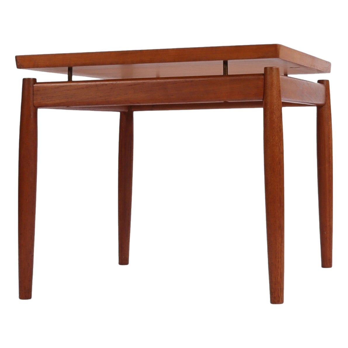Square Grete Jalk Coffee / Side Table in Teak For Sale