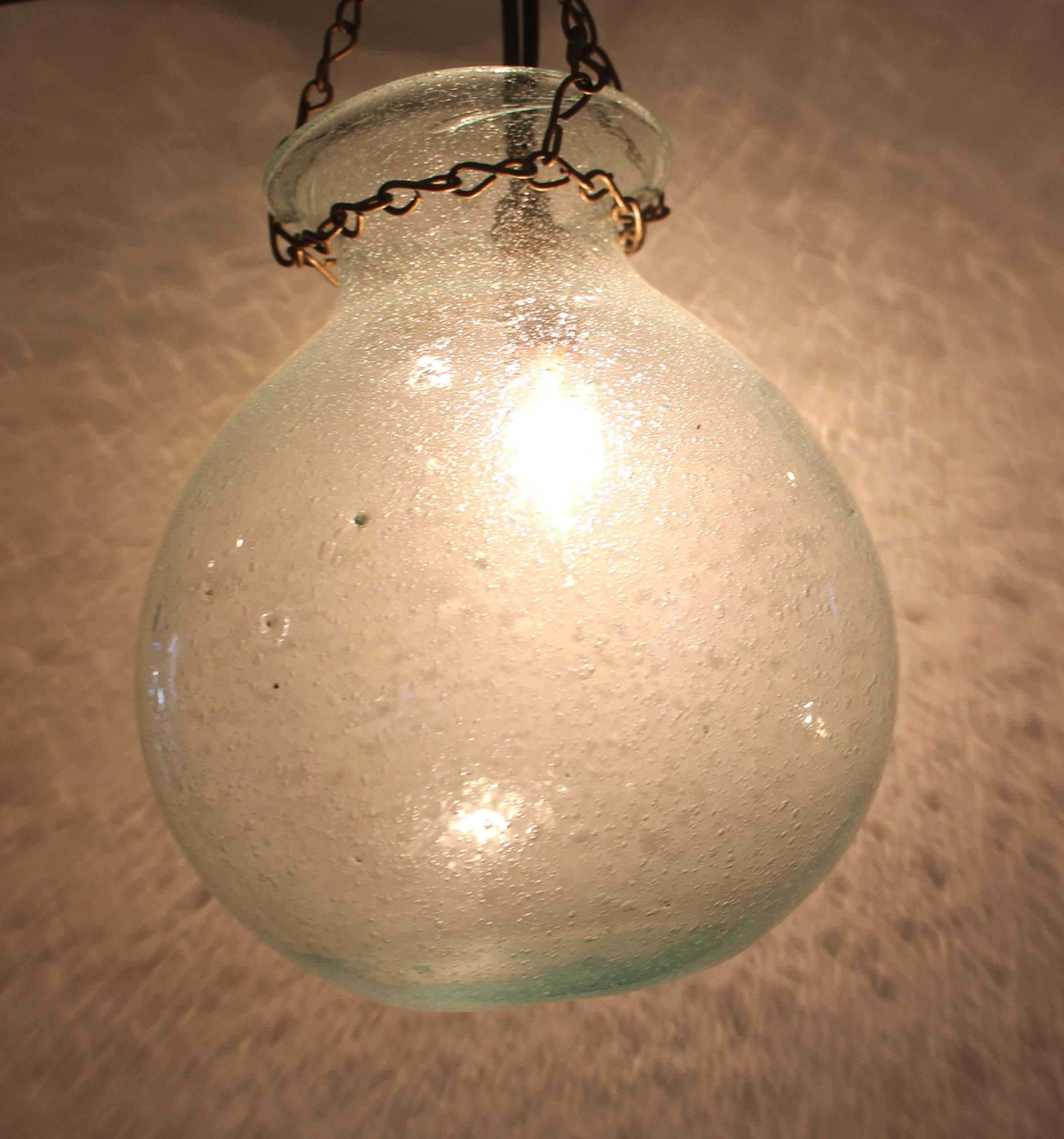 Fait main Lustre égyptien carré soufflé à la main en vente