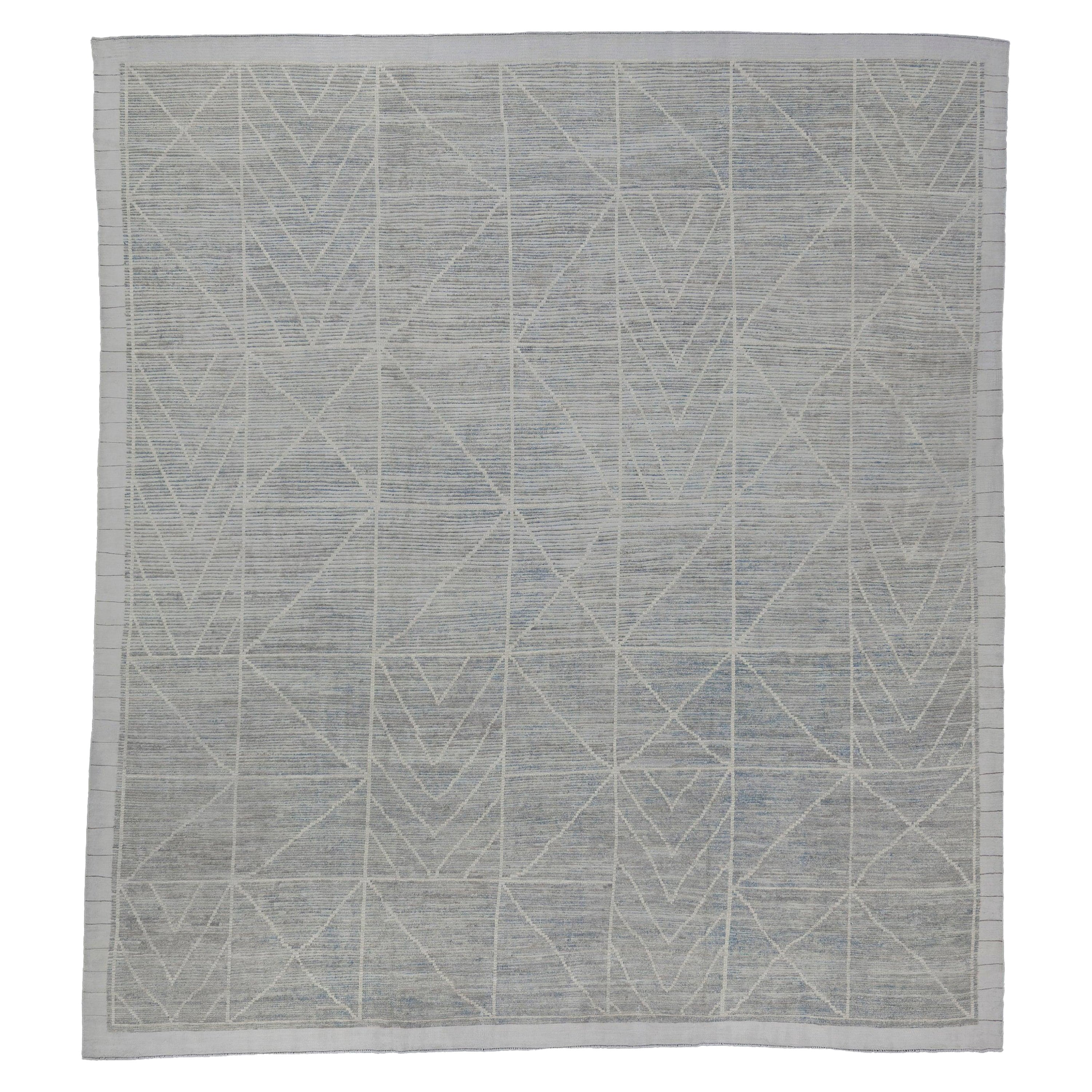 Quadratischer handgeknüpfter türkischer Tulu-Teppich 11'7" x 12'11" #11672