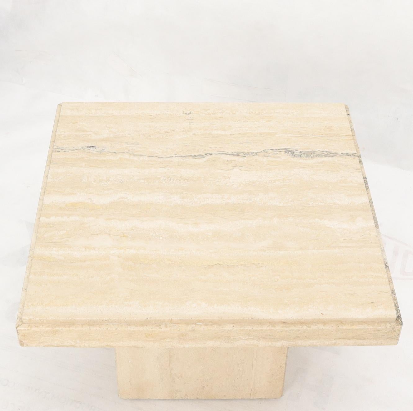 travertine end tables