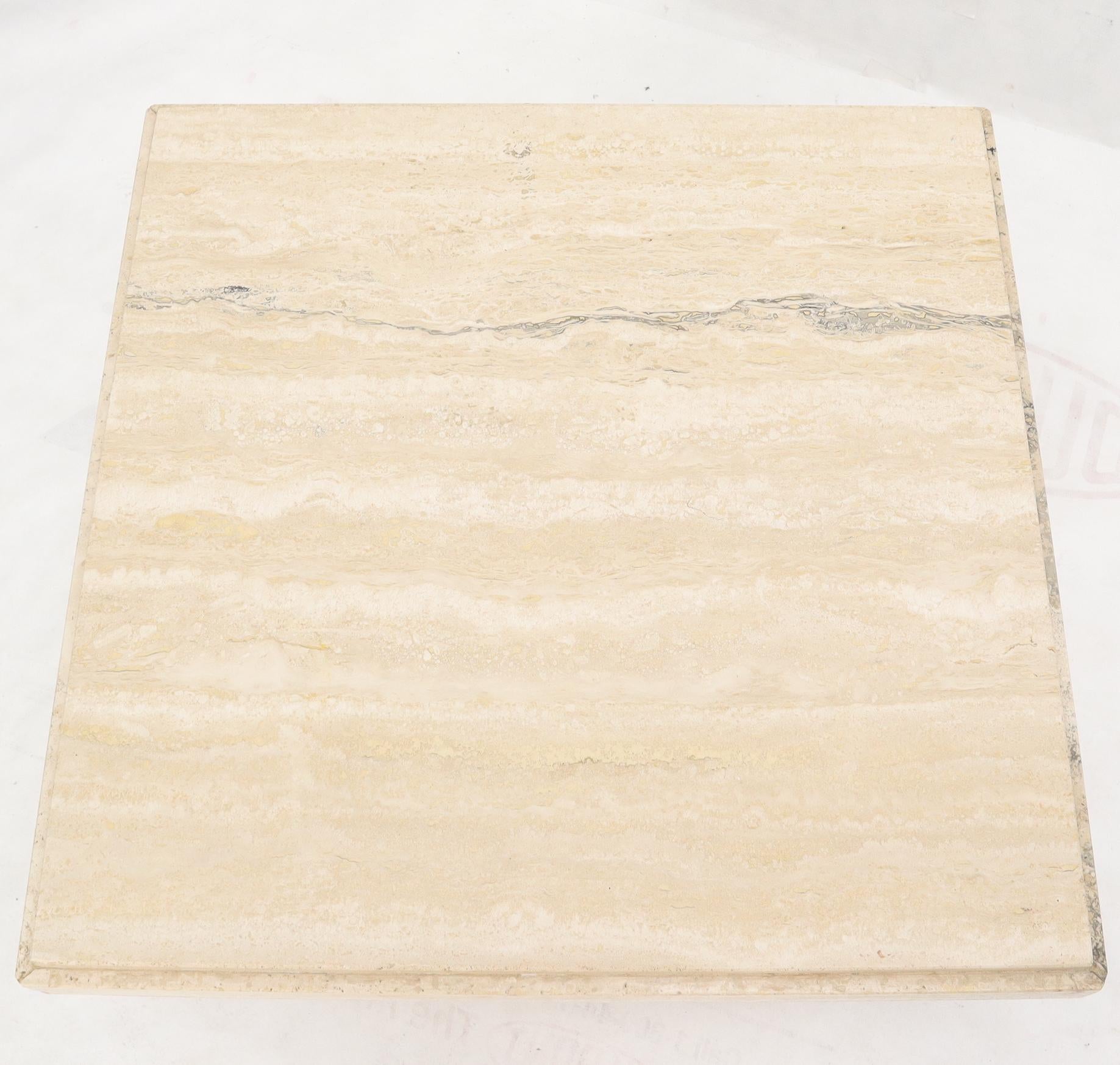 travertine side tables