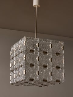 Quadratische Kamenicky Senov-Kronleuchter