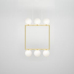Square Large Globes Pendant Light by Atelier Areti