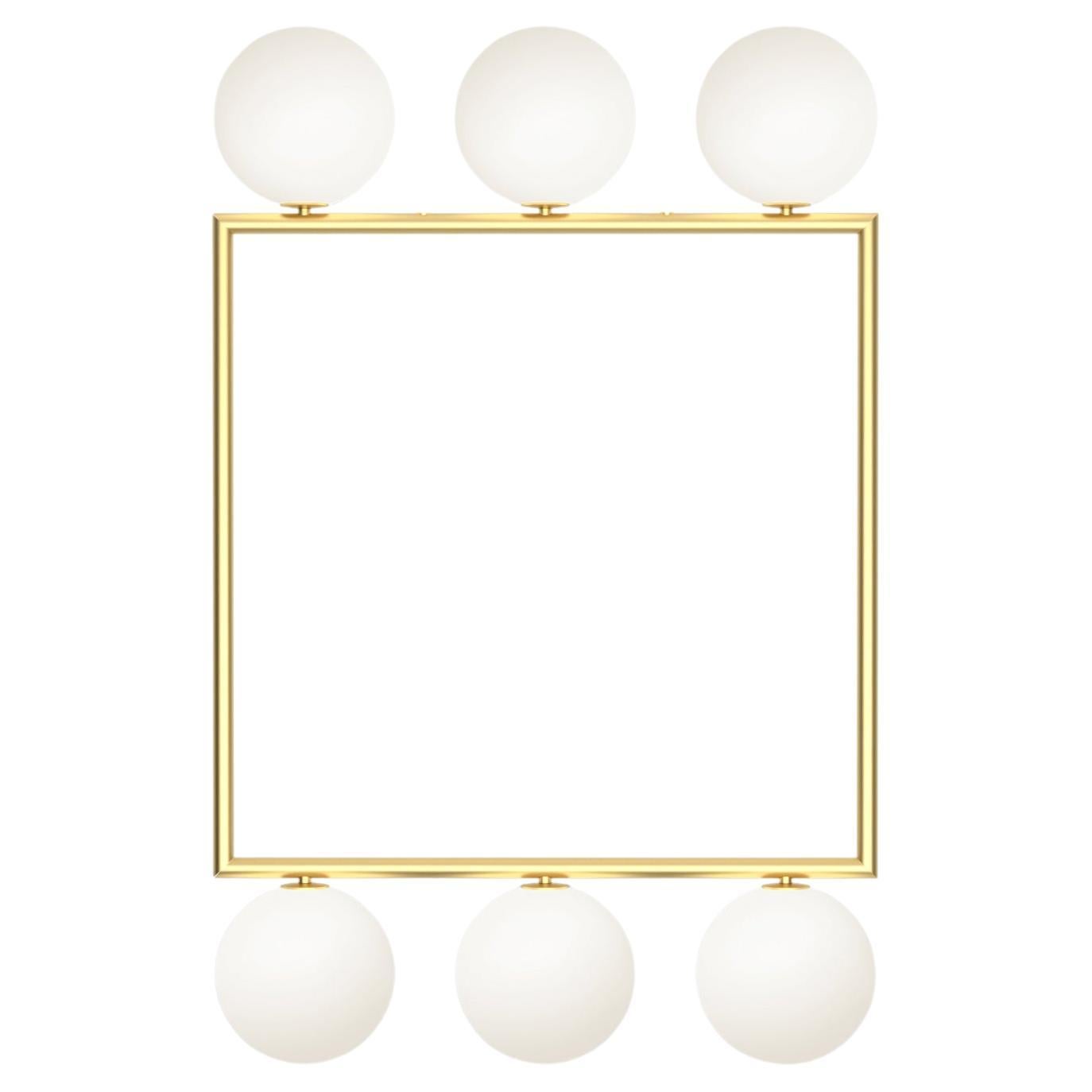 Square Large Globes Pendant Light by Atelier Areti