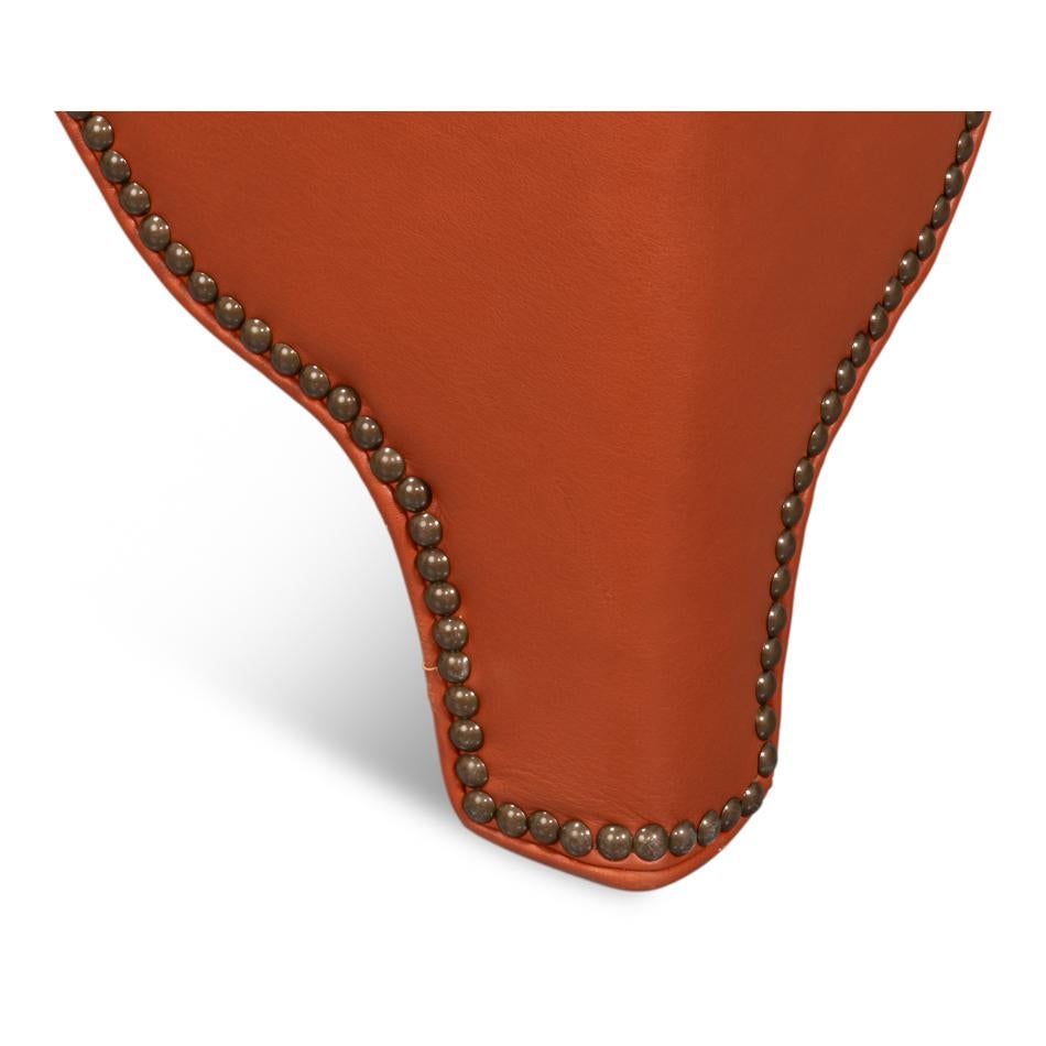 XXIe siècle et contemporain Pouf en cuir carré en vente