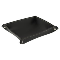 Square Leather Valet Tray