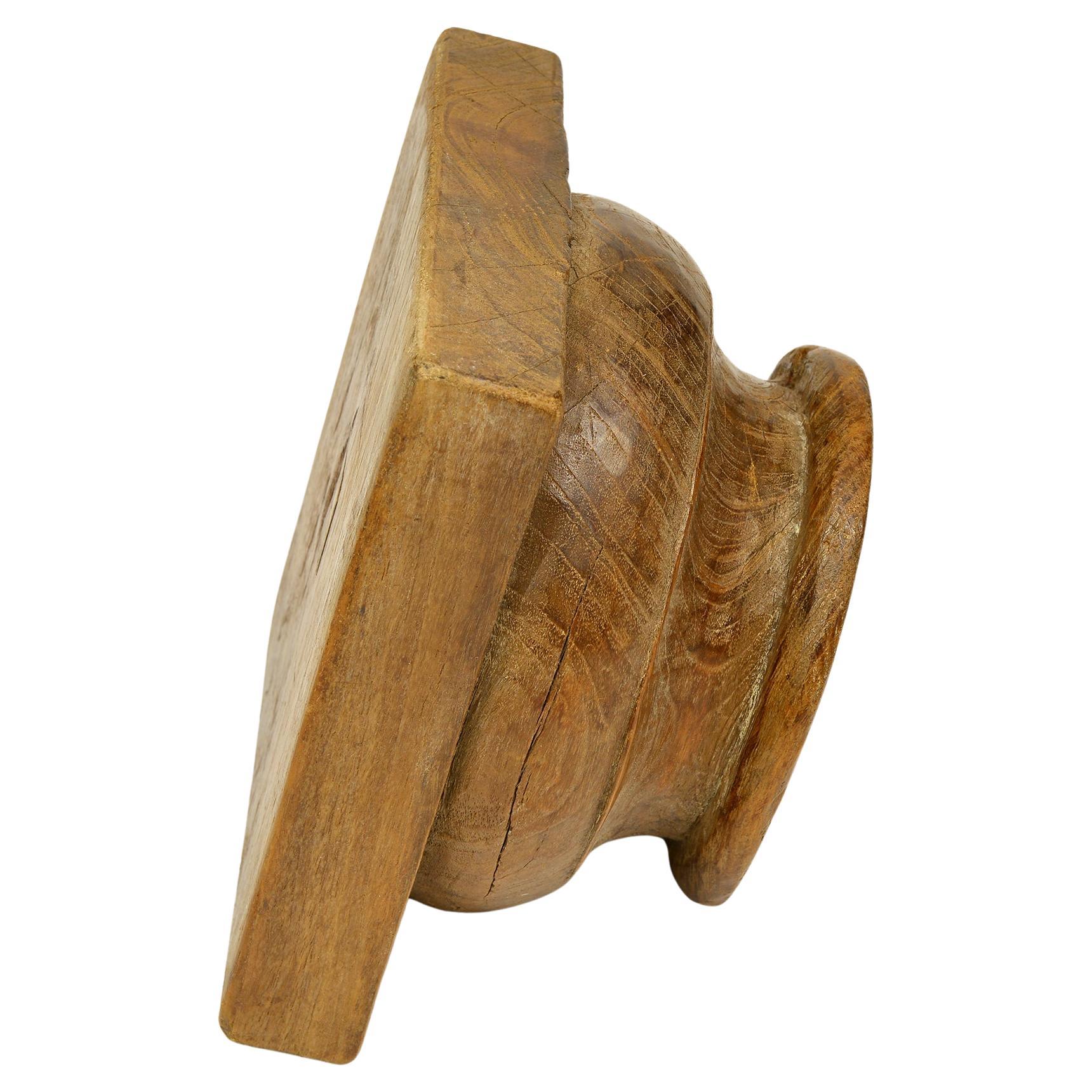 Other Square Little Wooden Ancient Capital For Sale