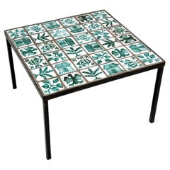 Square Low Table, Robert Picault, Vallauris c. 1950