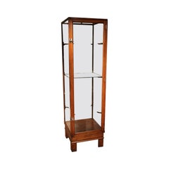 Square Mahogany Display Cabinet
