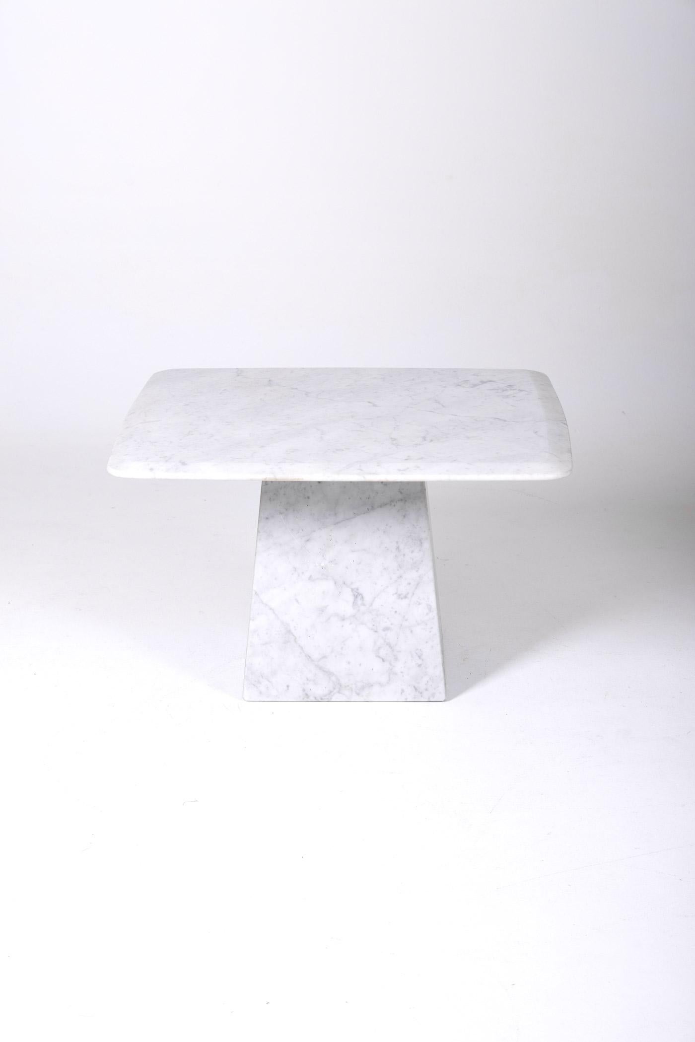 Contemporary Square marble coffee table
