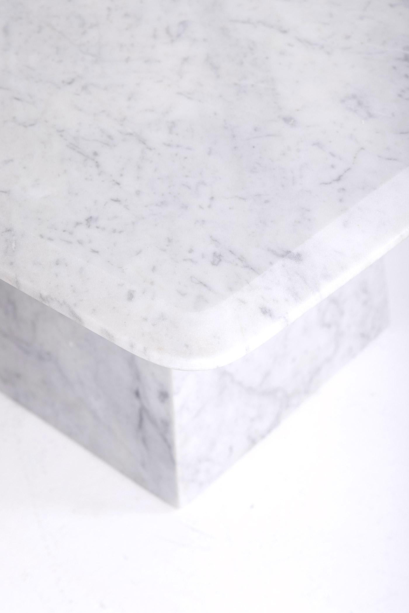 Square marble coffee table 2