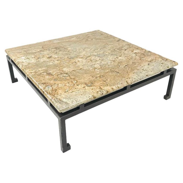 Square Marble Coffee Table at 1stDibs