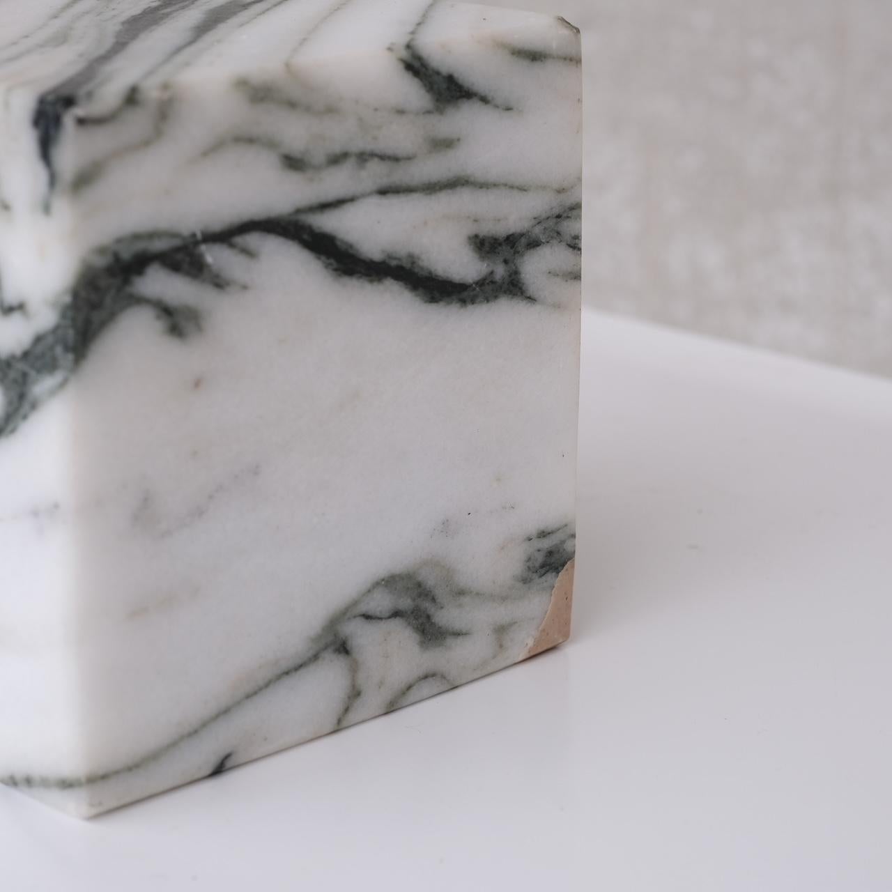 Square Marble Italian Desk Curio/Objet In Good Condition For Sale In London, GB