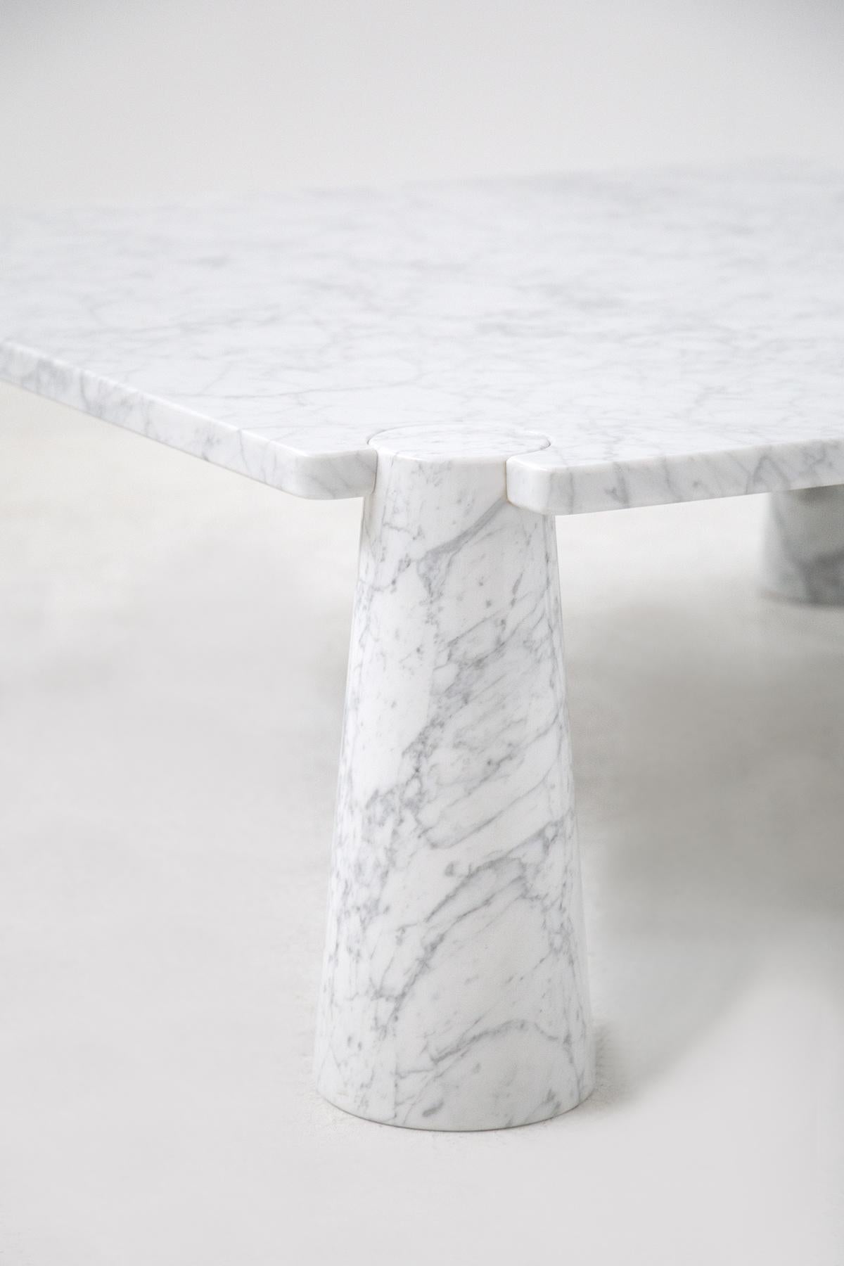 Square Marble Side Table by Angelo Mangiarotti for Skipper In Excellent Condition In Milano, IT