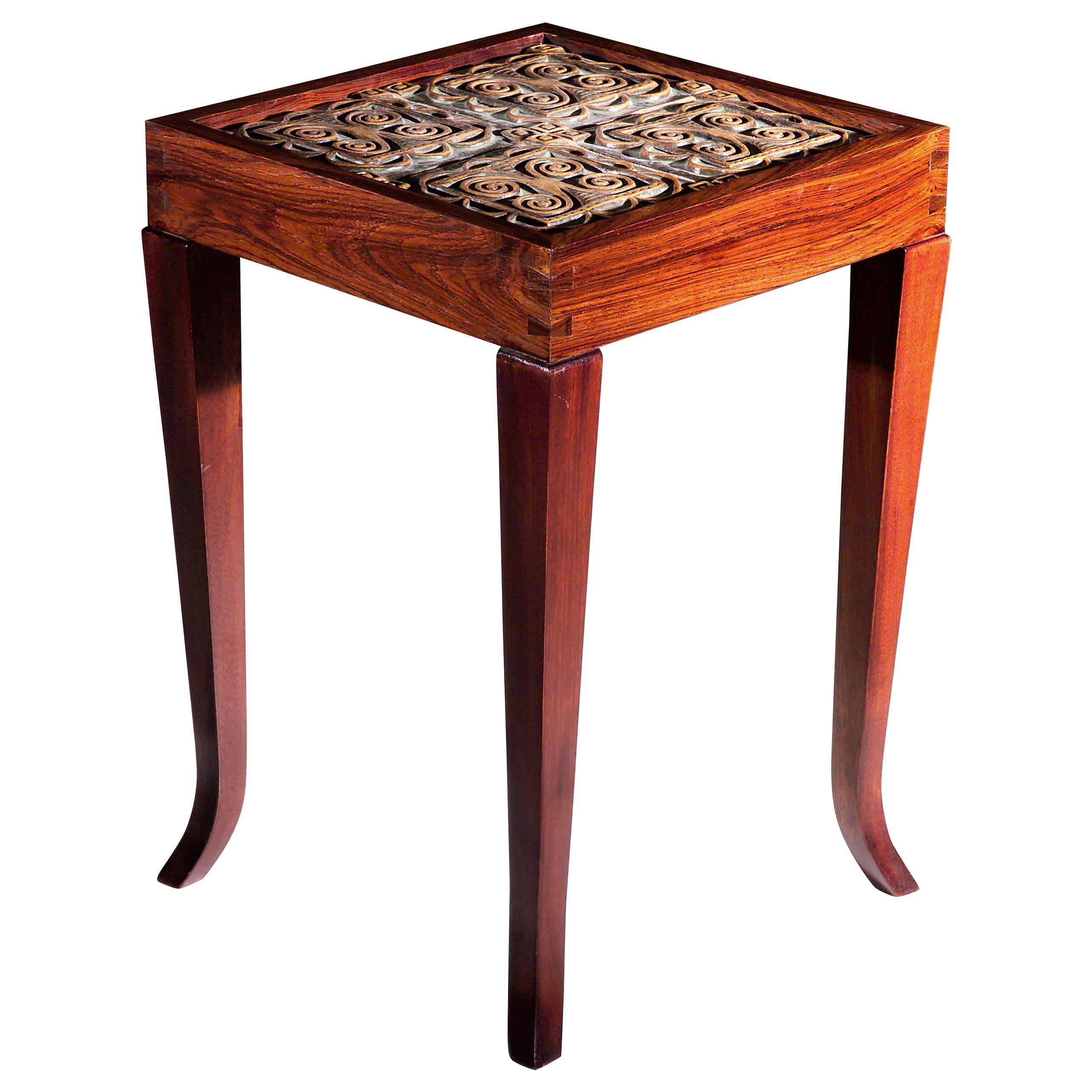 Square Medallion Table Collection by Gregory Clark Collection For Sale