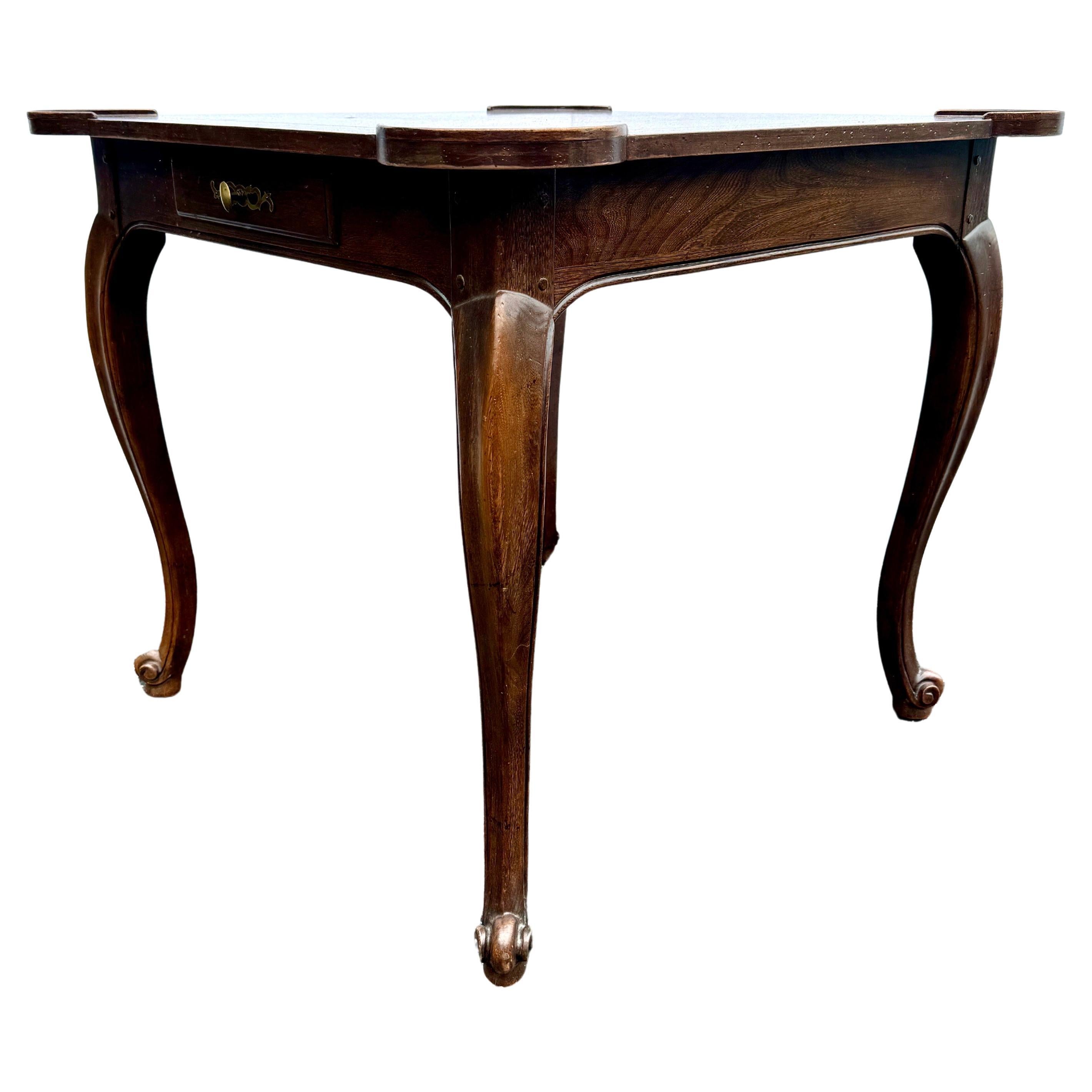 Square Mid-Century Baker Game or Small Dining Table, 1960’s 4