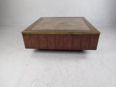 Square Mid-Century Modern Coffee Table
