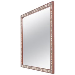 Square Midcentury Wall Mirror by Royal Copenhagen, Danish, 1960s