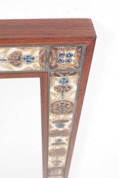 Square Midcentury Wall Mirror by Royal Copenhagen, Danish, 1960s