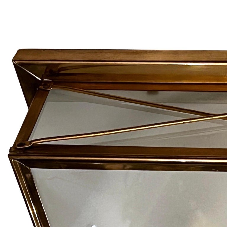 Square Midcentury Flush Mounted Light Fixture For Sale at 1stDibs