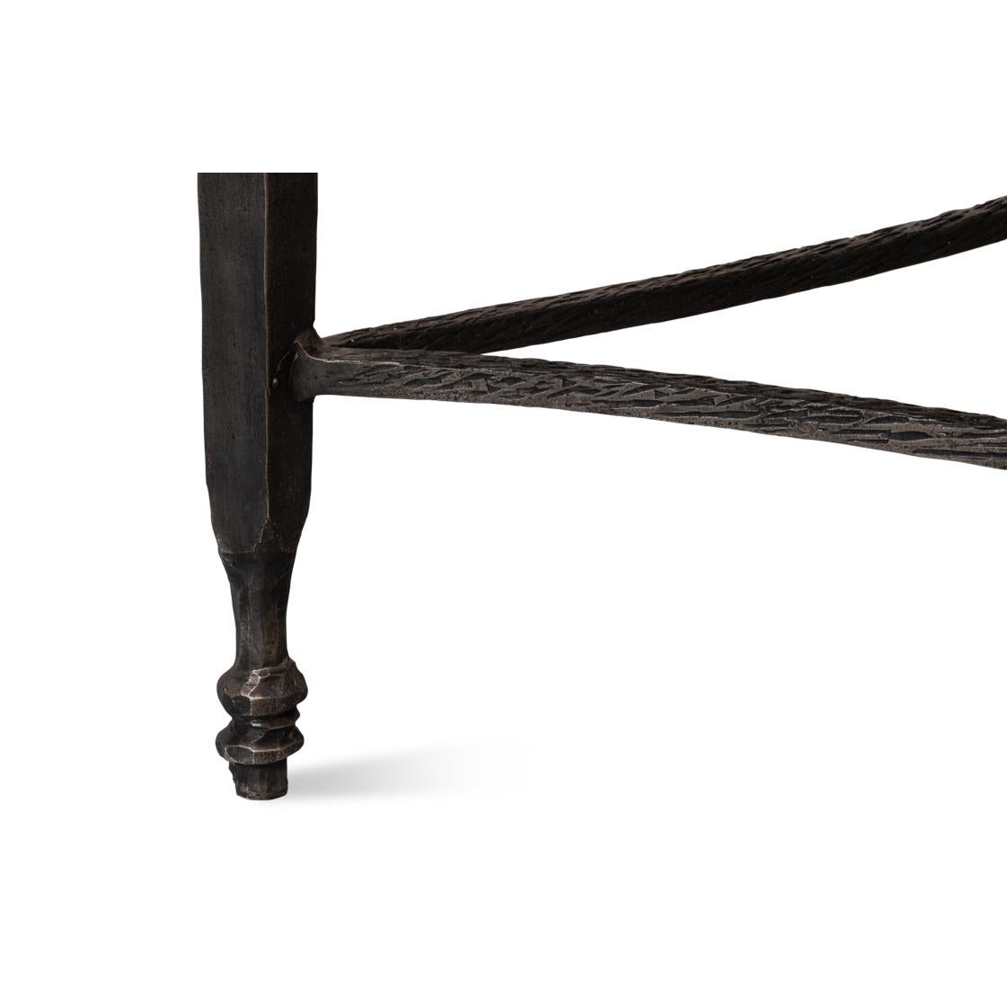 Square Minimalist Marble Top Coffee Table For Sale 3