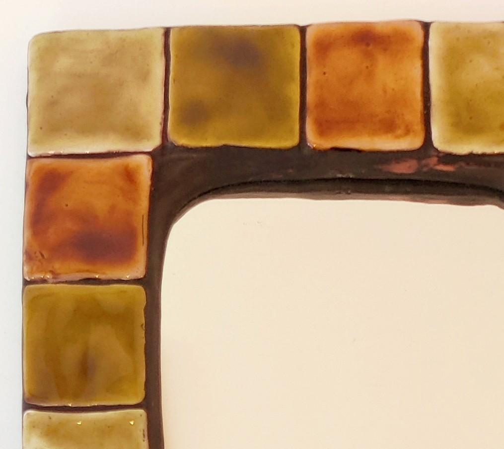 French Square Mirror For Sale