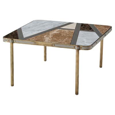 Square Showtime Ribbon Cocktail Table For Sale at 1stDibs