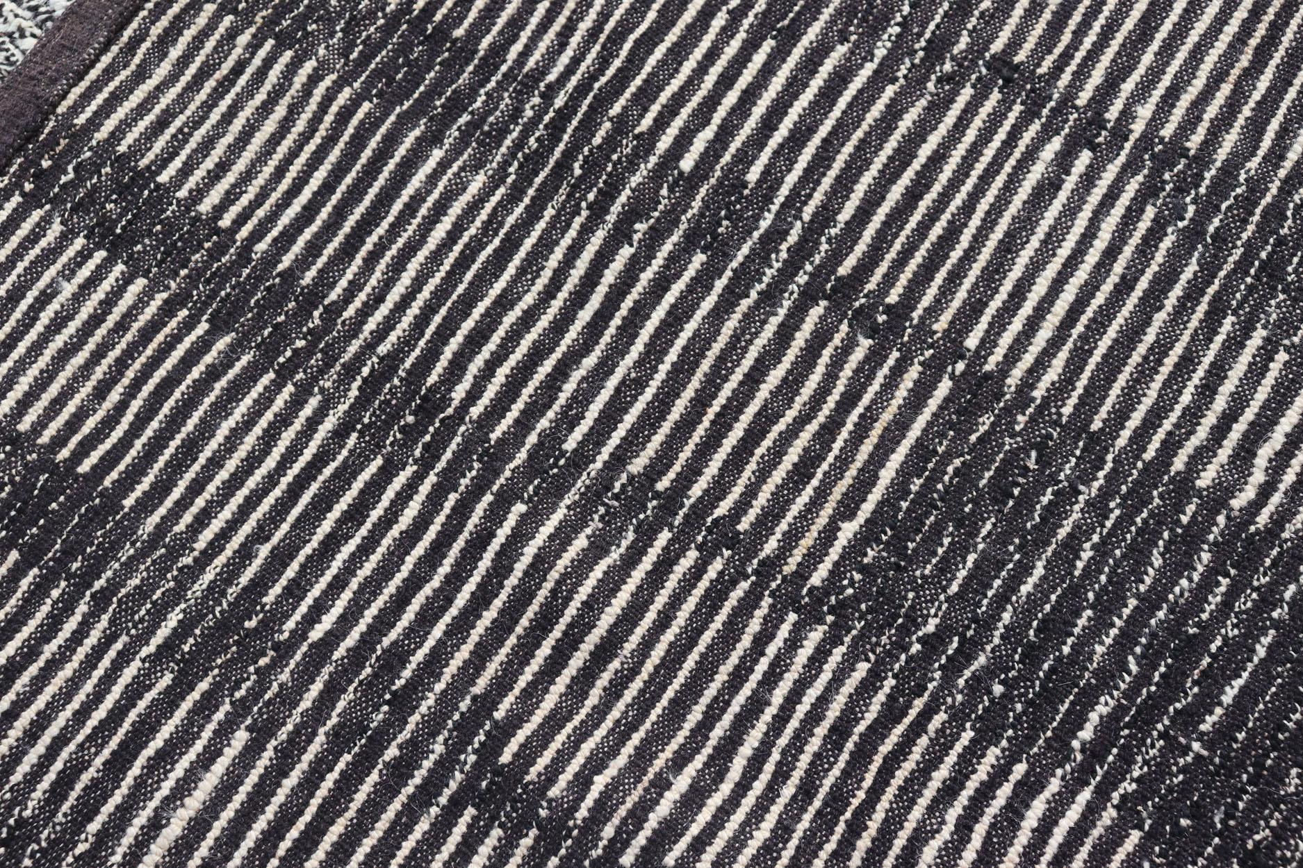 Square Modern Moroccan Tribal Rug with Geometric Patterns   13'4 x 14'4 For Sale 2