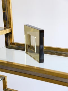 Square Murano Sommerso Smoked Glass Ashtrays by V. Nason & Carlo for Mazzega