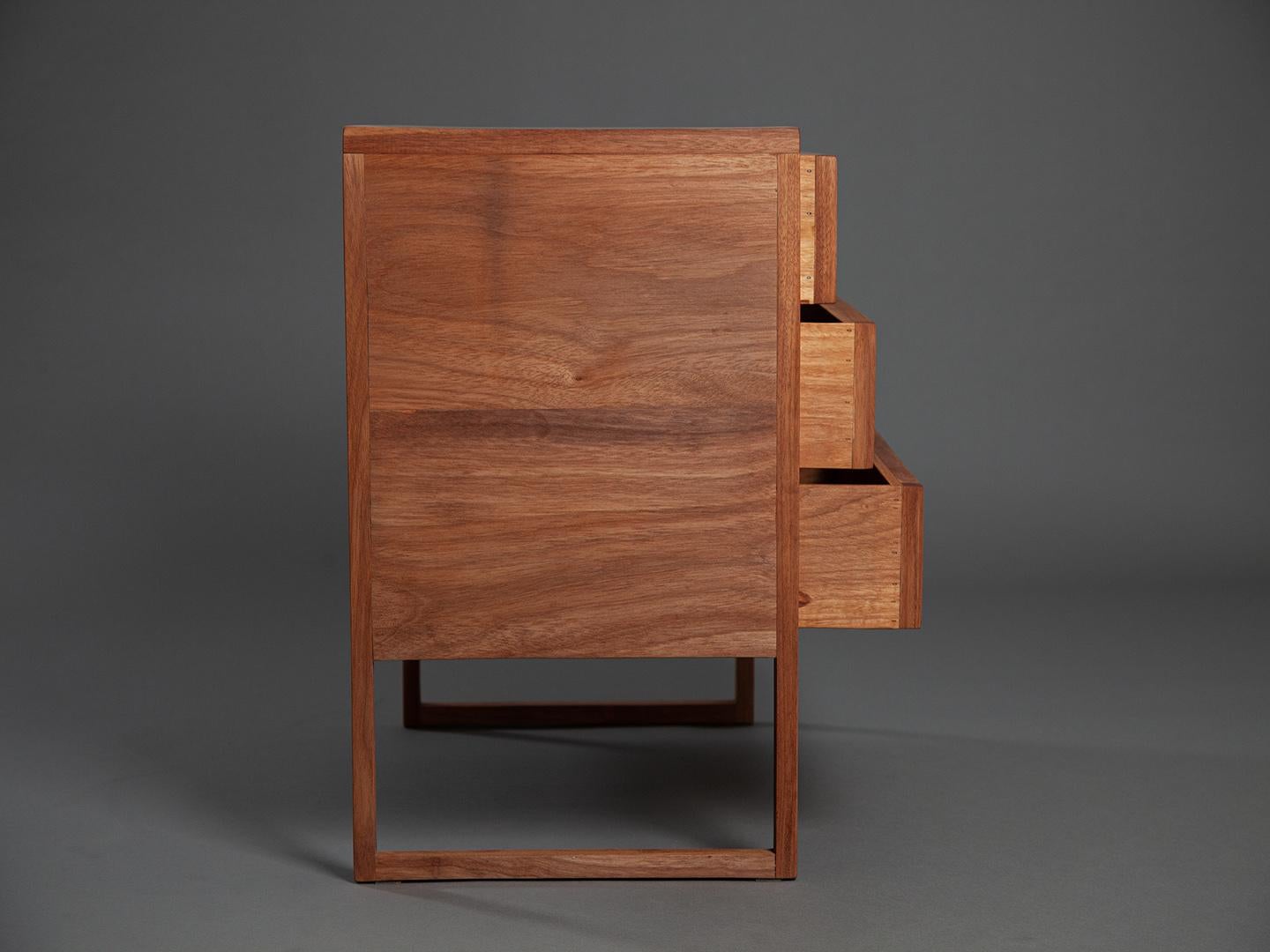 The Square Nightstand. Solid Wood and Natural Straw Design by Amilcar Oliveira For Sale 12