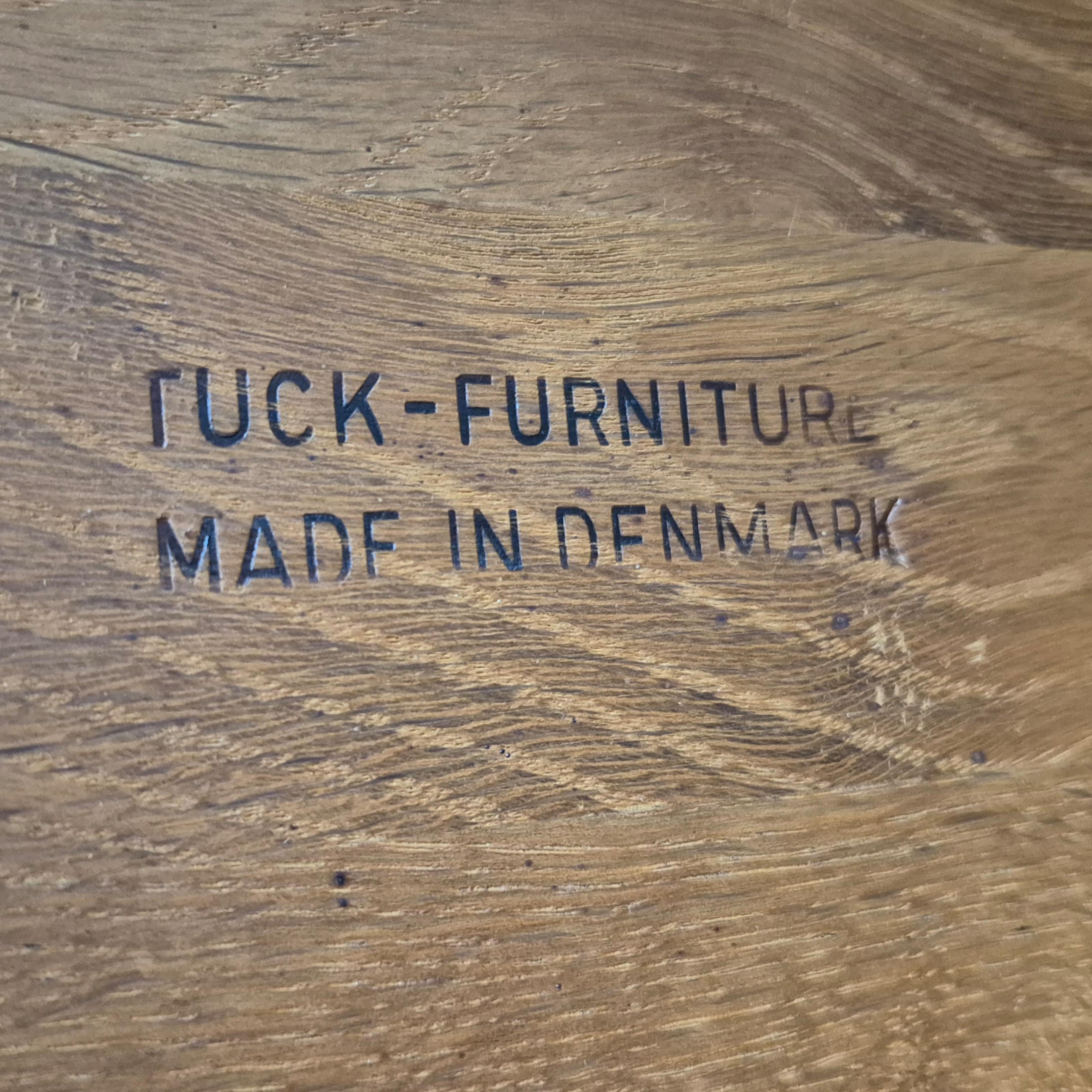 Square oak coffee table by Hans Wegner for Andreas Tuck, Denmark 1960s en vente 1