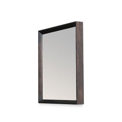 Square Oak-Framed Mirror – REGULAR Series (40x40 cm)
