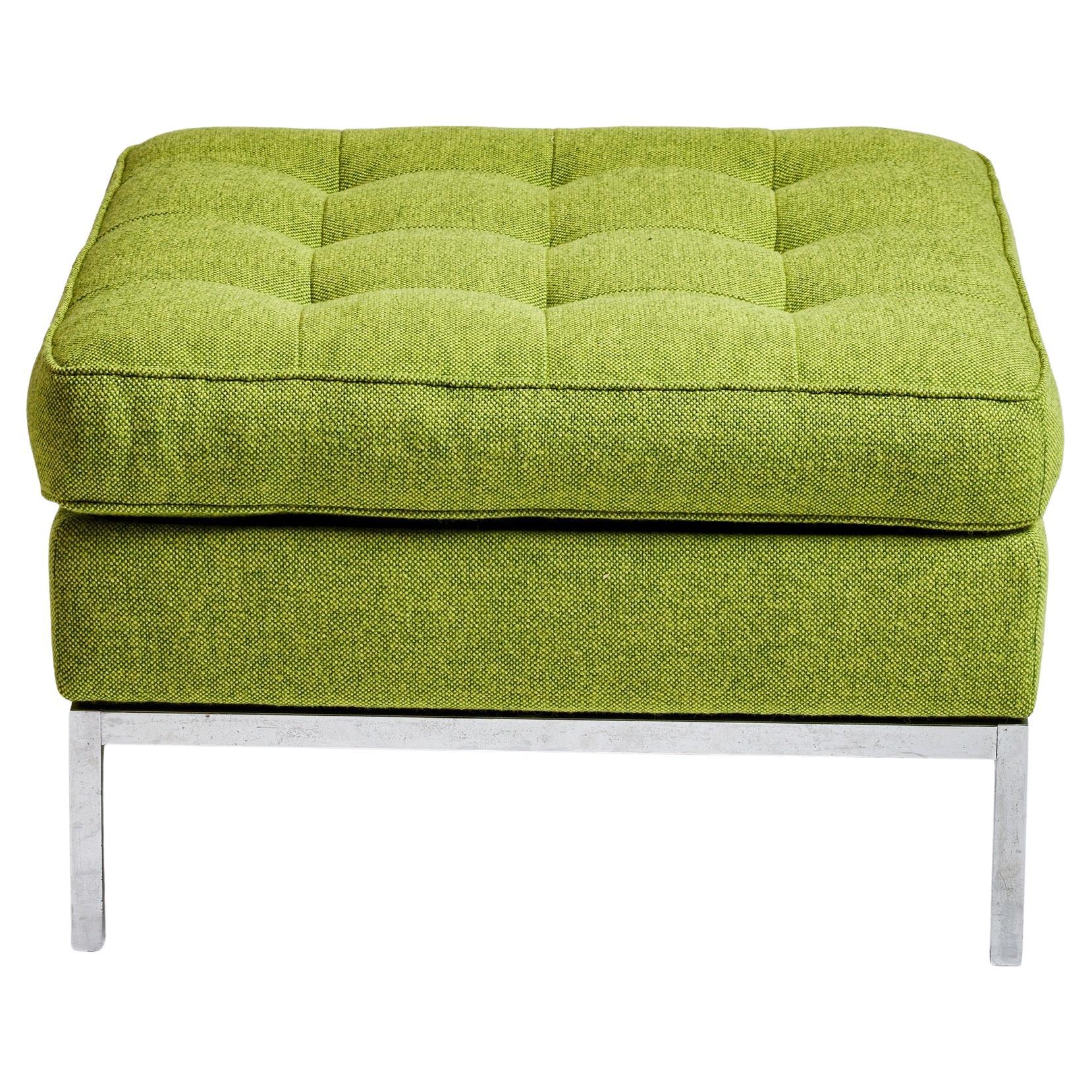 Pouf quadrato di Florence Knoll per Knoll in vendita