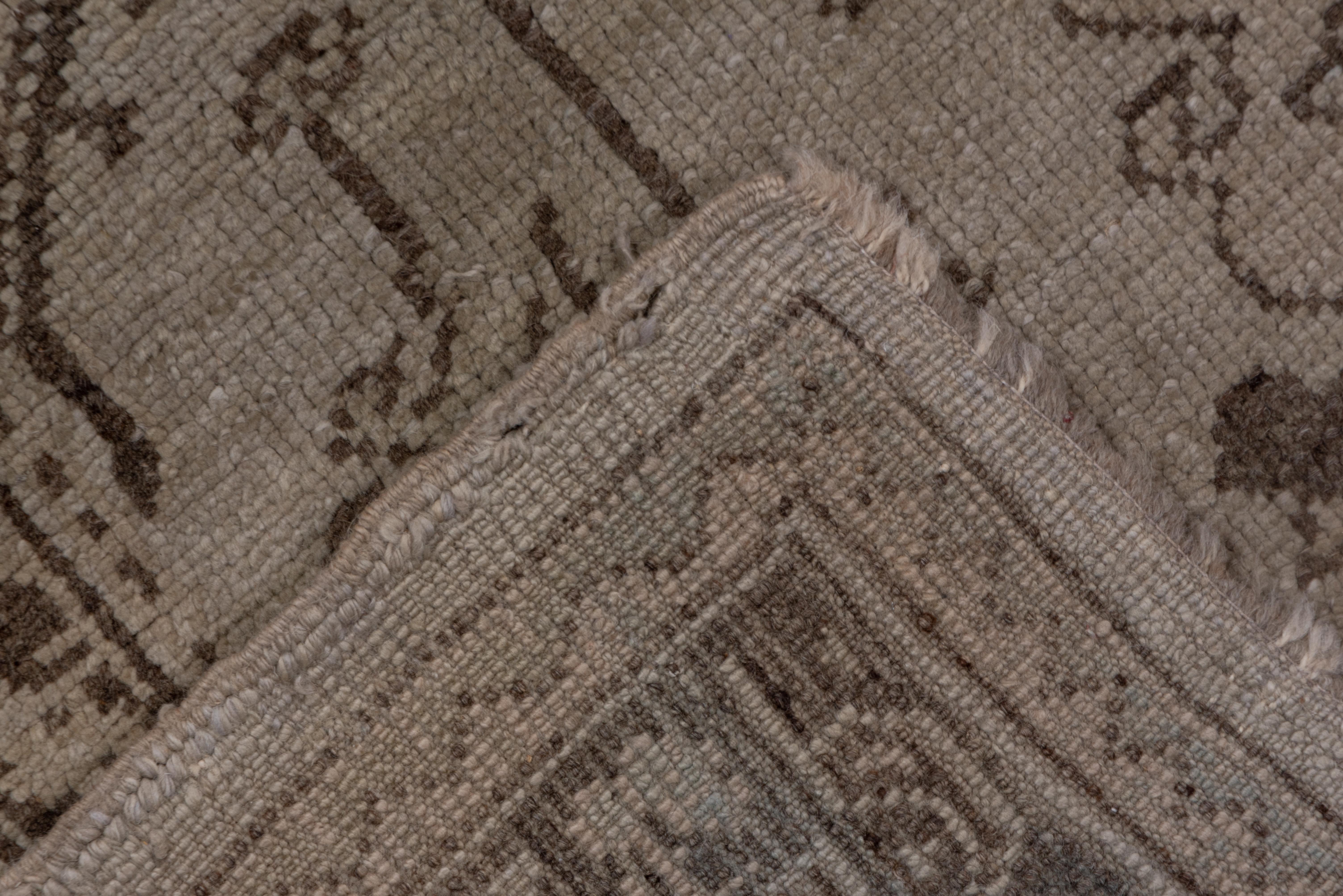 Early 20th Century Square Oushak Carpet, circa 1910s For Sale