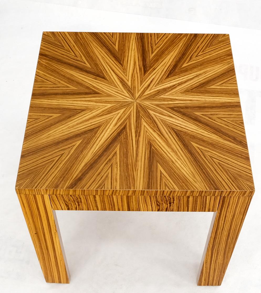 sunburst side table